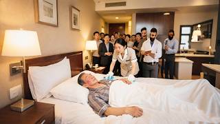 富豪因絲綢過敏昏迷，清潔工救他後竟得全部家産