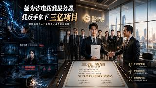 她为省电拔我服务器，我反手拿下三亿项目