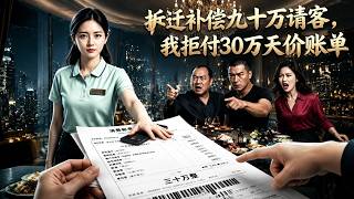 拆迁补偿九十万请客，我拒付30万天价账单