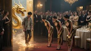 Poor Boy Humiliated by Fiancée, Makes Everyone Kneel at Wealthy Banquet—Female CEO Proposes Publicly!