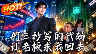 🔥800万年薪被砍剩10万，遭AI顶替！两天后公司面临千亿罚单，老板连夜跪求，他已在纳斯达克敲钟！《