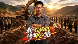 My Excavator Builds the Road of People's Hearts