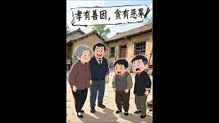 孝有善因，贪有恶果