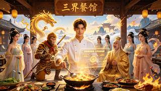 【Multi SUB】现代小伙在西游世界开餐馆，靠着厨神系统把三界大佬全收服了，孙悟空跪着叫师父，玉