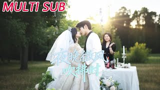 夜晚微风吹拂时