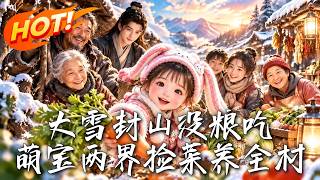 大雪封山没粮吃，萌宝两界捡菜养全村