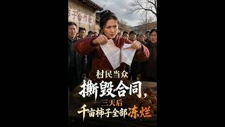【首发】❤️‍🔥 村民当众撕毁合同，三天后千亩柿子全部冻烂 AI短剧