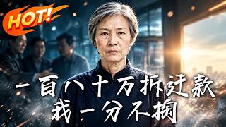 1.8 Million Yuan in Demolition Compensation — Not One Cent I'll Hand Over