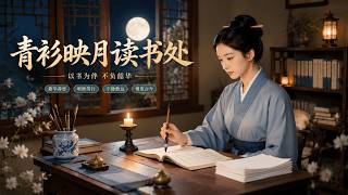 The Study of Azure Robe and Moonlight
