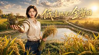 Golden Crab Field in the Low-lying Land