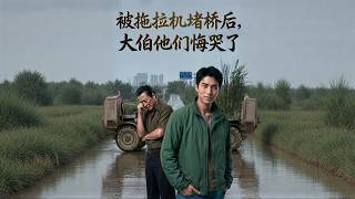 The Tractor Blocked the Bridge: Uncle and His Family Regret to Tears