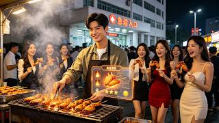 After Awakening the Stall System: Gorgeous Female Fans Chase Grilled Wings