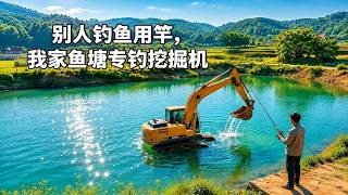 While Others Fish with Rods, My Family’s Pond Catches Excavators