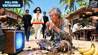 飯店被罵像狗的老人竟是女縂裁尋了十年的親爹