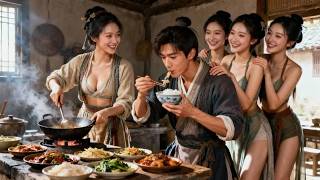 The Poor Guy Transmigrated to Ancient Times: Married a Beauty at the Start, Got Rich with Modern Knowledge, and All the City's Beauties Beg to Be His Concubines