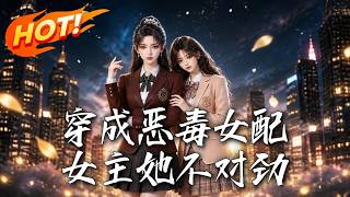 🔥穿成恶毒女配被迫走反派剧情！明明认真在使坏，原着女主看我的眼神怎么越来越不对劲了！《穿成恶毒女配，