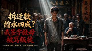 拆迁款缩水四成？我签字救母被骂叛徒
