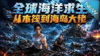 Global Ocean Survival: From Raft to Island Tycoon