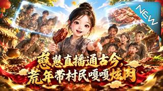 崽崽直播通古今，荒年帶村民嘎嘎炫肉