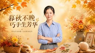 暮秋不晚，巧手生芳华