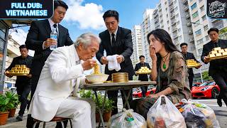 村花拽餓三天老人進五星酒店，不料他是來認兒媳的富豪