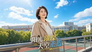陽光璀璨，天空正藍