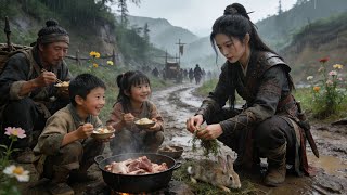 Apocalyptic War Goddess Reborn in the Frontier: With a Space Pocket, My Foolish Dad Eats Meat Every Meal