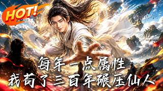 🔥開侷即永生！活一年加一點屬性，他硬苟三百年滿級出山，反手碾壓諸天仙人。打不過？頂級老六直接熬死你！