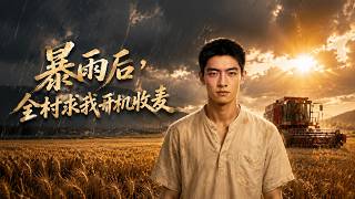 暴雨後，全村求我開機收麥